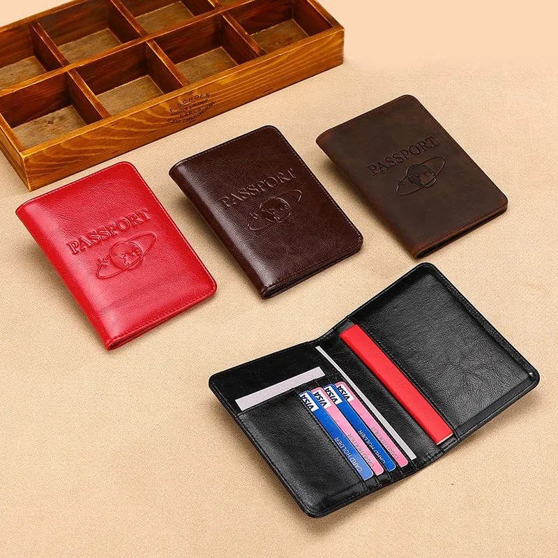 Unisex Genuine Leather Passpor - Leather Passport Cover review and price