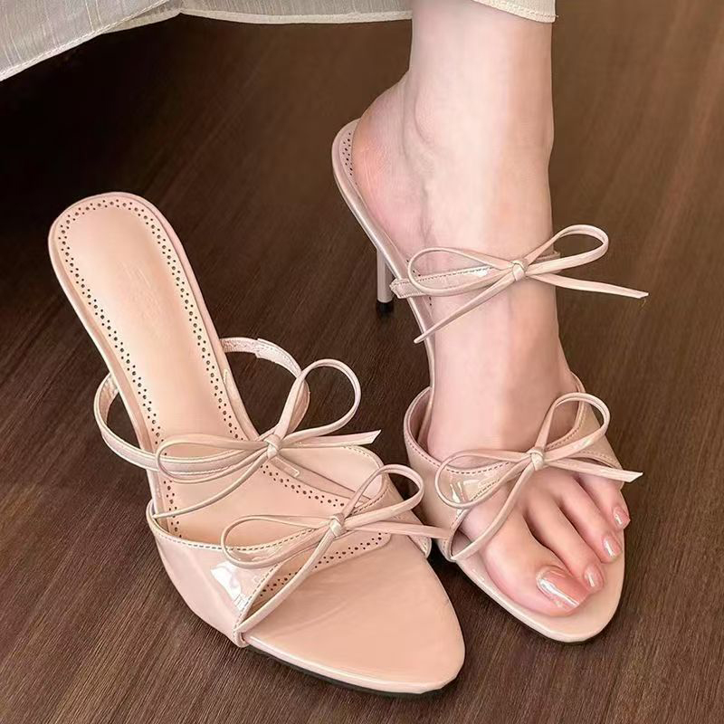 Sexy High Heels Slippers Bow W - Luxury Lifestyle review and price