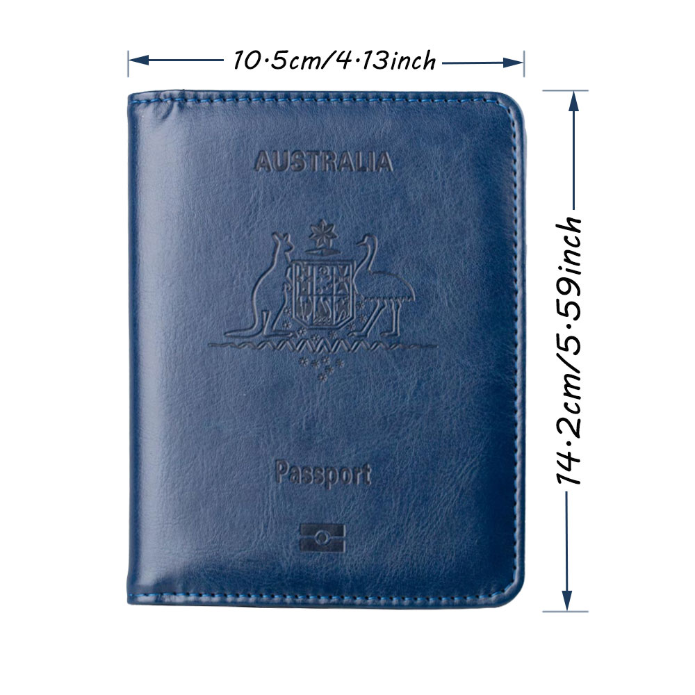 Customized Name Australia RFID - Leather Passport Cover review and price