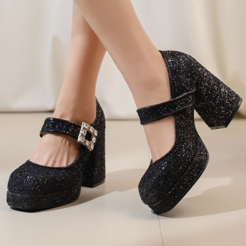 Women's Block High Heels Mary  - Luxury Lifestyle review and price