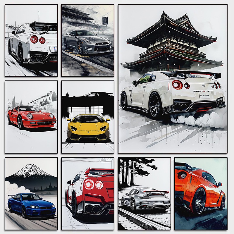 Japanese Style Supercar Wall A - Luxury Lifestyle Cars review and price