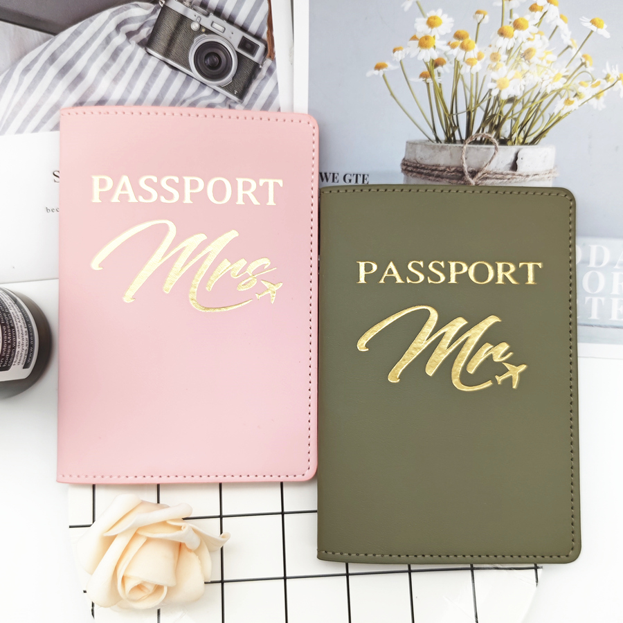2PCS a Set Mr/Mrs Lovers Coupl - Leather Passport Cover review and price