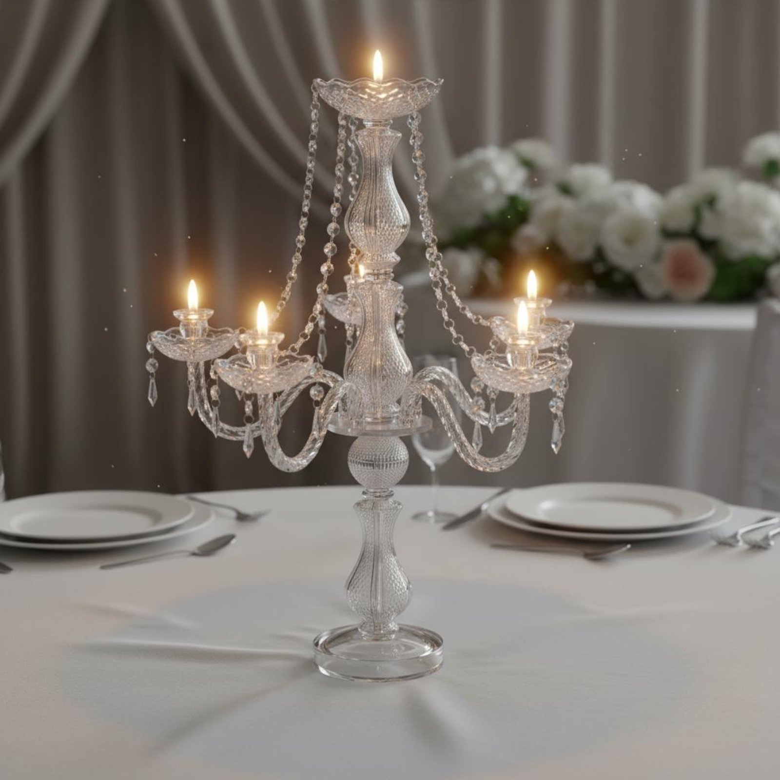 Crystal Candelabra Elegant Wed - Luxury Lifestyle review and price