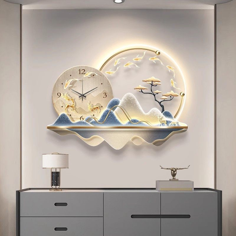 Art Mural Led Clock Wall Luxur - Luxury Lifestyle Design review and price