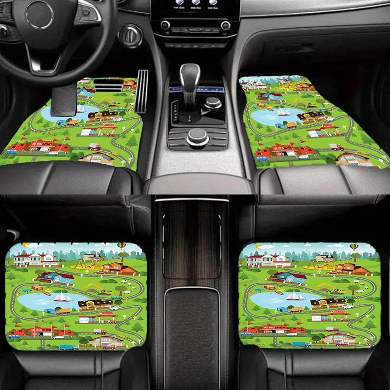 4pcs Polyester Car Floor Mats  - Luxury Lifestyle Cars review and price