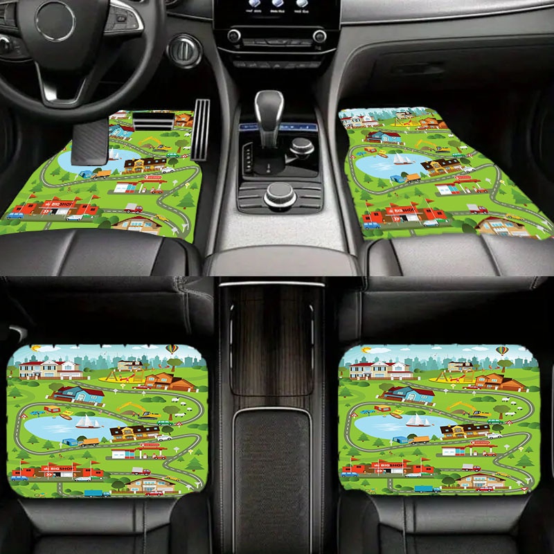 4pcs Polyester Car Floor Mats  - Luxury Lifestyle Cars review and price